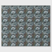 Voetbal in mijn hoofd cadeaupapier (Vlak)