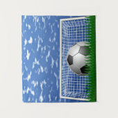 Voetbal in Net Wandkleed (Voorkant)