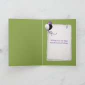 Voetbal in wilde bloemen kaart (Binnen)