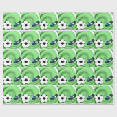 Voetbal Inpakpapier (Vlak)
