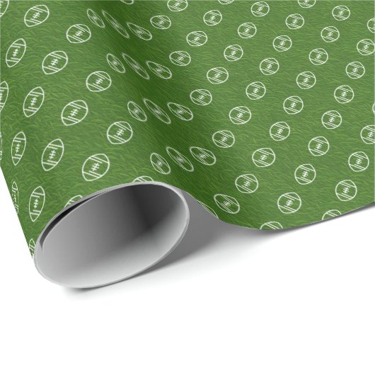 Voetbal Inpakpapier Groen Veld (Rol Hoek)