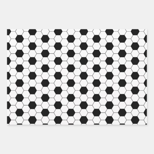 voetbal inpakpapier vel (Voorkant)