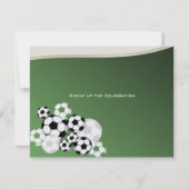 Voetbal Invitational Bar Mitswa Kaart (Voorkant)