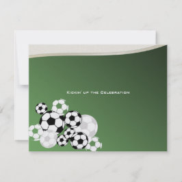 Voetbal Invitational Bar Mitswa Kaart