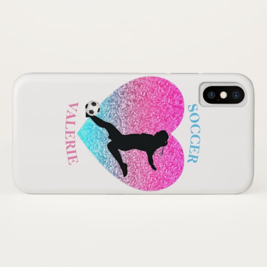 Voetbal/iPad-draagtas Case-Mate iPhone Case (Achterkant (horizontaal))