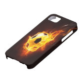 Voetbal iPhone 5 Hoesje negeren (Onderkant)