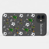 Voetbal iPhone Case (Achterkant (horizontaal))