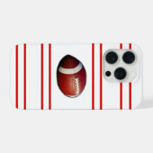 Voetbal iPhone Hoesje (Achterkant horizontaal)