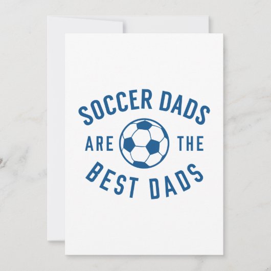 Voetbal is de beste Dads Bedankkaart (Voorkant)