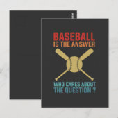 Voetbal is het antwoord waar je om geeft briefkaart (Voorkant / Achterkant)