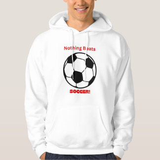 Voetbal is het beste! hoodie
