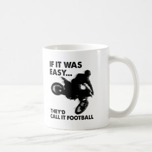 Voetbal is leuk is een grappige mok