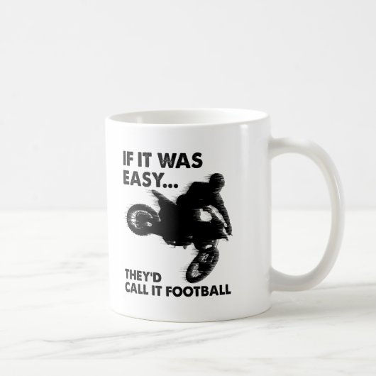 Voetbal is leuk is een grappige mok (Rechts)