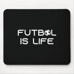 Voetbal Is Leven Grafische Print Voetbal Fans Muismat