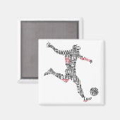 Voetbal is leven magneet (Voorkant / Achterkant)