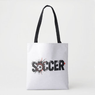 Voetbal Is Leven – Modern Voetbal Typografie Ontwe Tote Bag