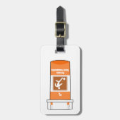 Voetbal is mijn drug bagagelabel (Voorkant verticaal)