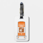 Voetbal is mijn drug bagagelabel (Achterkant verticaal)