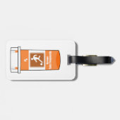 Voetbal is mijn drug bagagelabel (Achterkant horizontaal)