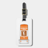 Voetbal is mijn drug bagagelabel (Voorkant verticaal)