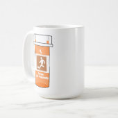 Voetbal is mijn drug koffiemok (Voorkant links)