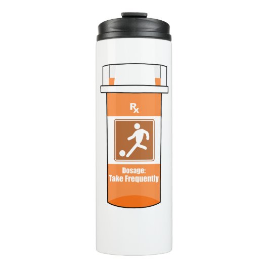 Voetbal Is Mijn Drug Thermosbeker (Voorkant)