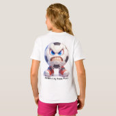 Voetbal is mijn Happy Place Afbeelding T-shirt (Achterkant volledig)