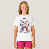 Voetbal is mijn Happy Place Afbeelding T-shirt (Voorkant volledig)