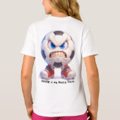 Voetbal is mijn Happy Place Afbeelding T-shirt (Achterkant)