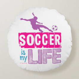 Voetbal is mijn leven rond kussen