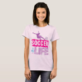 Voetbal is mijn leven t-shirt (Voorkant volledig)