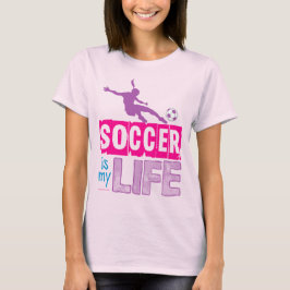 Voetbal is mijn leven t-shirt