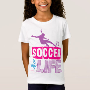 Voetbal is mijn leven t-shirt