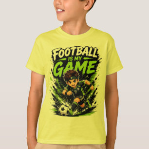 Voetbal is mijn spel Leuke sportontwerpen voor k T-shirt