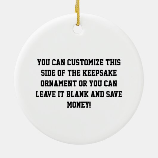 Voetbal is mijn Sport Photo Ornament (Achterkant)