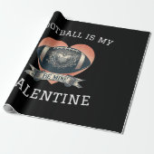 Voetbal is mijn Valentijn Cadeaupapier (Uitgerold)