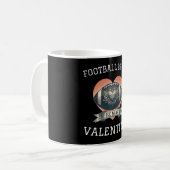 Voetbal is mijn Valentijn Koffiemok (Voorkant links)