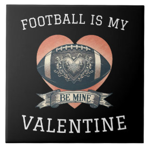 Voetbal is mijn Valentijn Tegeltje