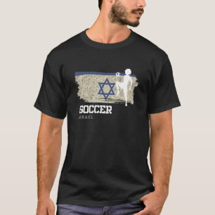 Voetbal Israel Flag Football Vrouwen Voetbal Meisj T-shirt