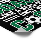 Voetbal Istant Coach Like A Head Coach Only Way Co Poster (Hoek)