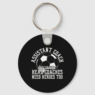 Voetbal Istant Coach Omdat Hoofdcoaches Held Neede Sleutelhanger