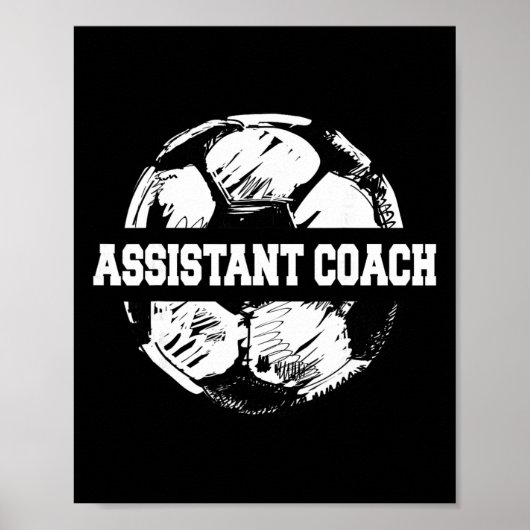 Voetbal Istant Coach Voetbal Ll Split Grappige Voe Poster (Voorkant)