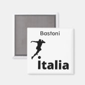 Voetbal Italië, aanpasbaar Magneet (Voorkant / Achterkant)