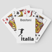 Voetbal Italië, aanpasbaar Pokerkaarten (Achterkant)