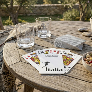 Voetbal Italië, aanpasbaar Pokerkaarten