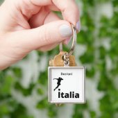 Voetbal Italië, aanpasbaar Sleutelhanger (Hand)