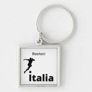 Voetbal Italië, aanpasbaar Sleutelhanger