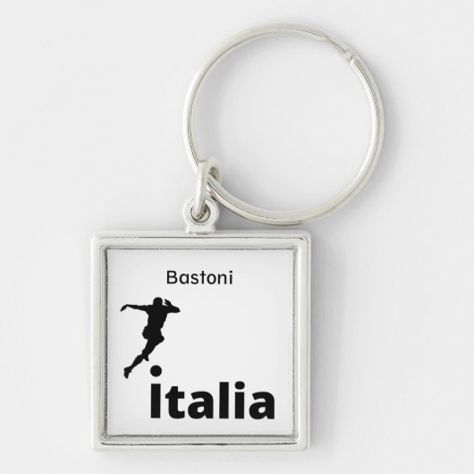 Voetbal Italië, aanpasbaar Sleutelhanger (Voorkant)