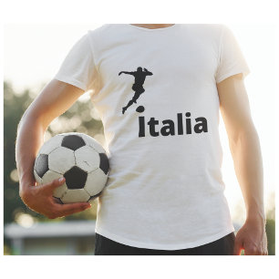Voetbal Italië, aanpasbaar T-shirt