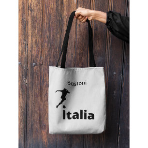 Voetbal Italië, aanpasbaar Tote Bag